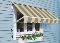 Bạt che nắng mưa cửa sổ quay tay