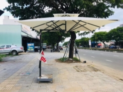 Dù che nắng ngoài trời lệch tâm vuông 3m