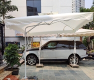 Dù lệch tâm vuông 2m5 màu trắng