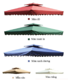 Dù lệch tâm vuông 2m5 xoay 360
