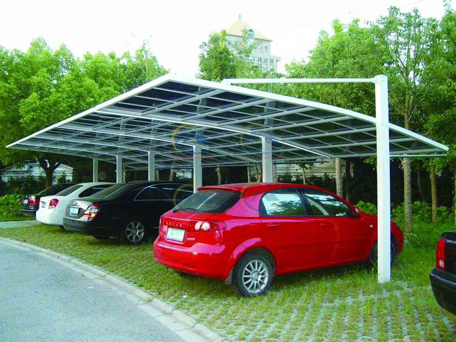 Kiểu dáng mái che nắng mưa xe ô tô với tính thẩm mỹ cao