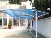 Nhà bạt che nắng mưa bải đậu xe ô tô