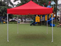 Nhà bạt di động 3mx3m màu đỏ