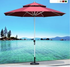 Ô dù chính tâm sắt 3m màu đỏ