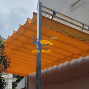 Bạt Mái Xếp Lượn Sóng 03