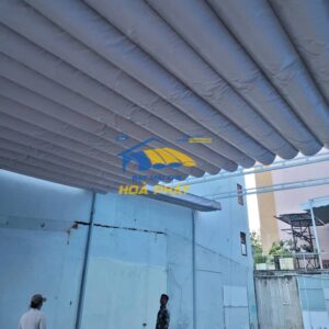 Bạt Mái Xếp Lượn Sóng 05