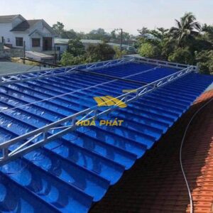 Bạt Mái Xếp Lượn Sóng 06